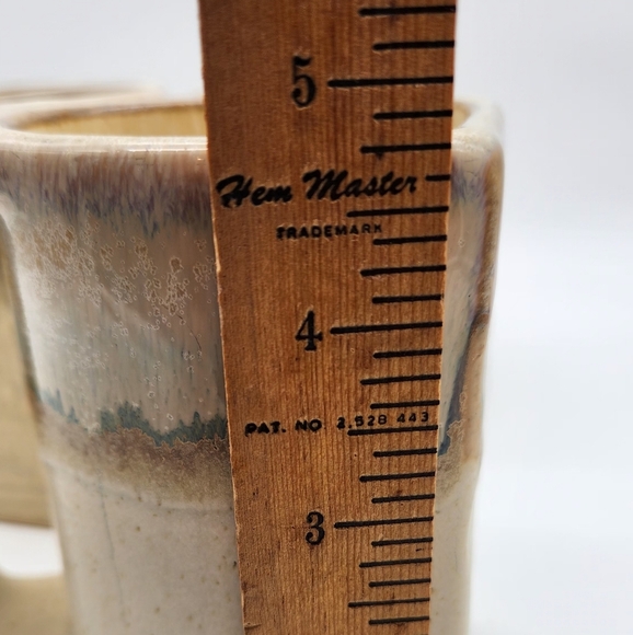 Signed Rodolfo Padilla Set Of 4 Aztec Art Pottery Stoneware Mugs Earth Colors - Picture 9 of 9